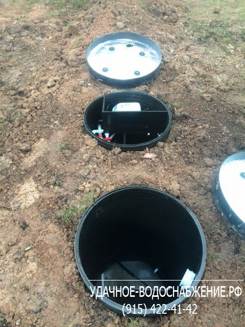 Установка автономной канализации на 4-х человек НТ-БИО-2 с возможностью периодической эксплуатации в любое время года